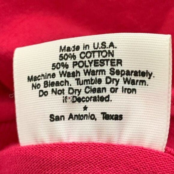 Sunbelt Sportswear Tee Pink Silver & Turquoise Squash Blossoms Sz M Pink 33Q - Picture 8 of 8